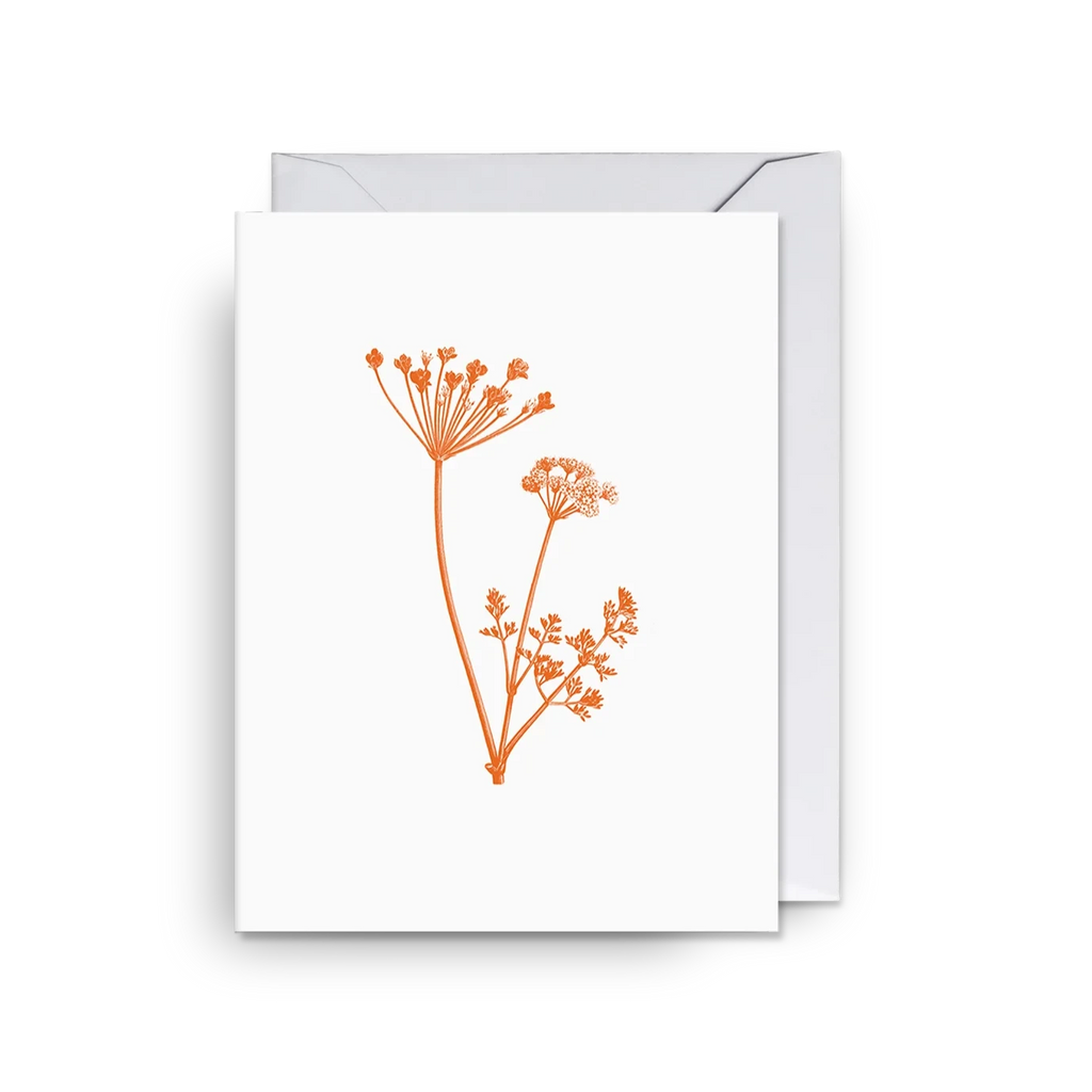 A beautiful card with a pattern inspired by Kew's Archive of Botanical Art.