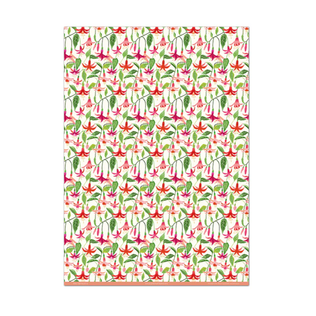 'Fuchsia' Gift Wrap by Brie Harrison