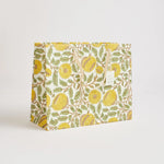 Block Printed Luxury Gift Bags - Large (Sunshine) - Winter's Moon 