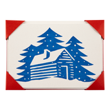 'Winter Cabin' - Pack of 5 Greetings Cards