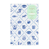 Midori Yuru Log Notebook - Blue Nordic - Winter's Moon 