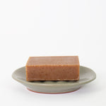 Green Fairtrade Stoneware Soap Dish - Winter's Moon 
