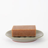 Green Fairtrade Stoneware Soap Dish - Winter's Moon 