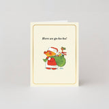 Here We Go-Ho-Ho! Mini Christmas Card
