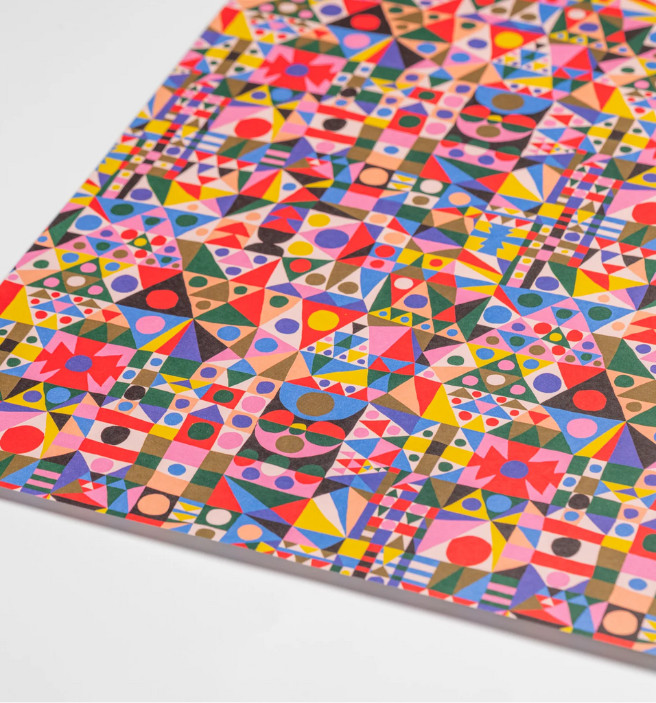 'Patchwork Bold Geometric Patterned' Gift Wrap, designed by Monika Forsberg