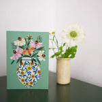 'Spring Pot' Greetings Card - winter's moon