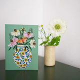 'Spring Pot' Greetings Card - winter's moon