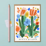 'Happy Birthday' Greetings Card