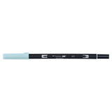 tombow abt - sky blue dual pen on white background - winter's moon