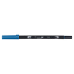 tombow abt - navy blue dual pen on white background - winter's moon