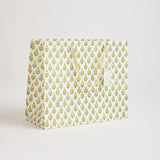 Block Printed Luxury Gift Bags - Large (Sunshine) - Winter's Moon 