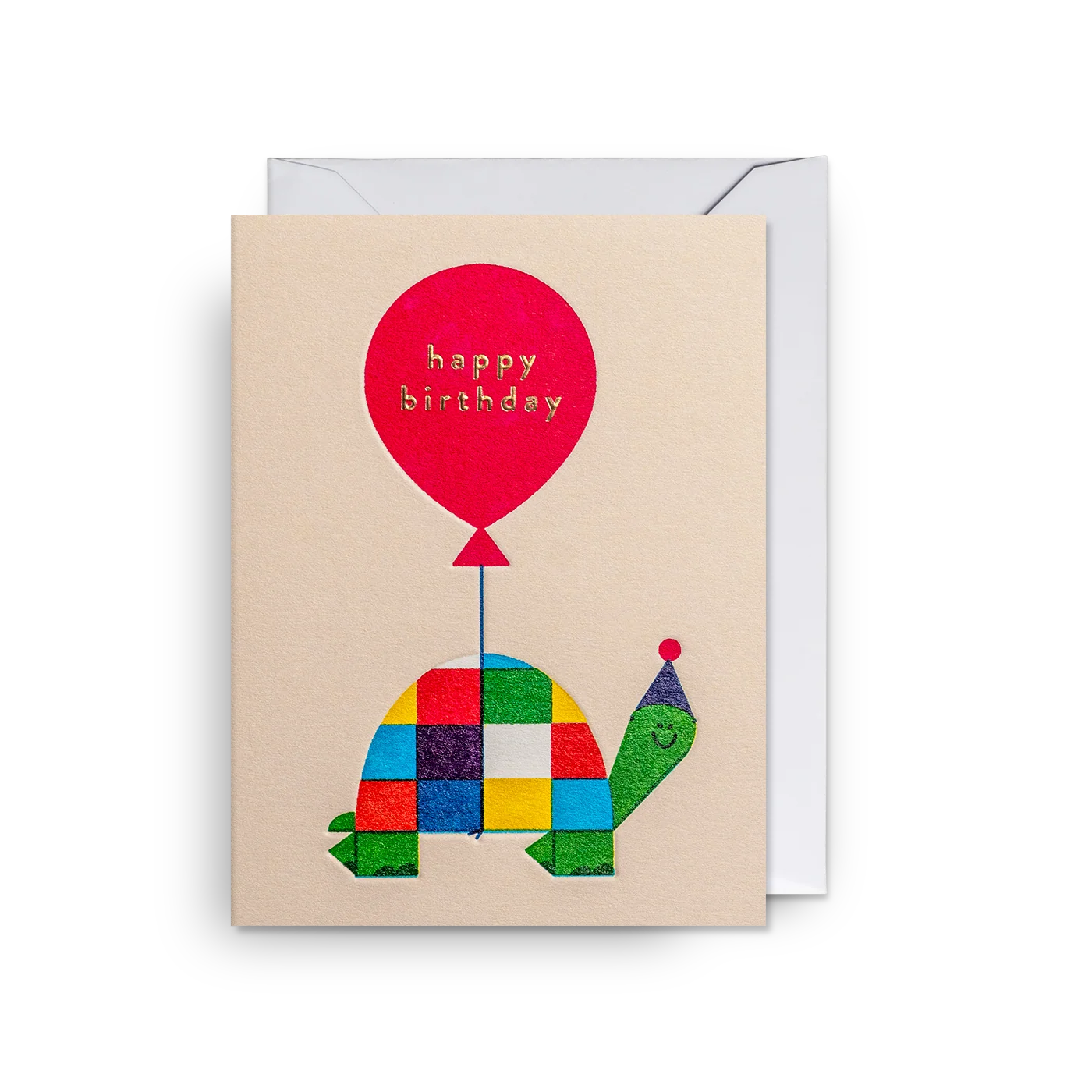 'Tortoise Happy Birthday' Mini Greetings Card - Winter's Moon 
