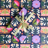 'Folk Meadow' Wrapping Paper