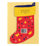 Angel Stocking - Die Cut Card