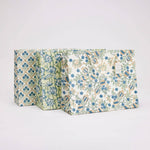 Block Printed Luxury Gift Bags - Large (Blue) - Winter's Moon 