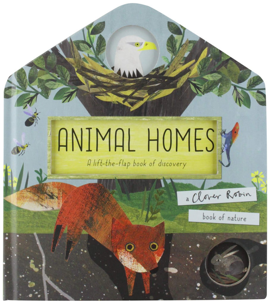 'Clover Robin's Animal Homes' Interactive Lift-the-flap Kid's Book