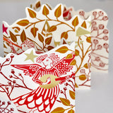cambridge imprint - Splendid Shelf Decoration Leaves And Berries - winter's moon