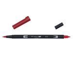tombow abt - persimmon dual pen on white background - winter's moon