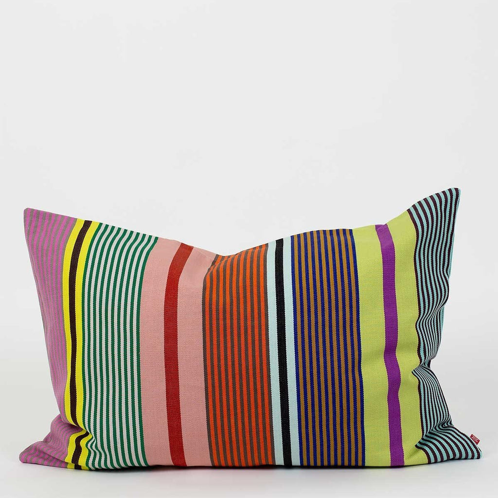 'Maia' Striped Handmade Cushion