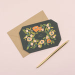 'Happy Birthday' Shaped Greetings Card - Winter's Moon 