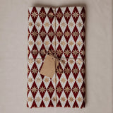 Indian Block Print Tablecloth - Merlot Seville Star