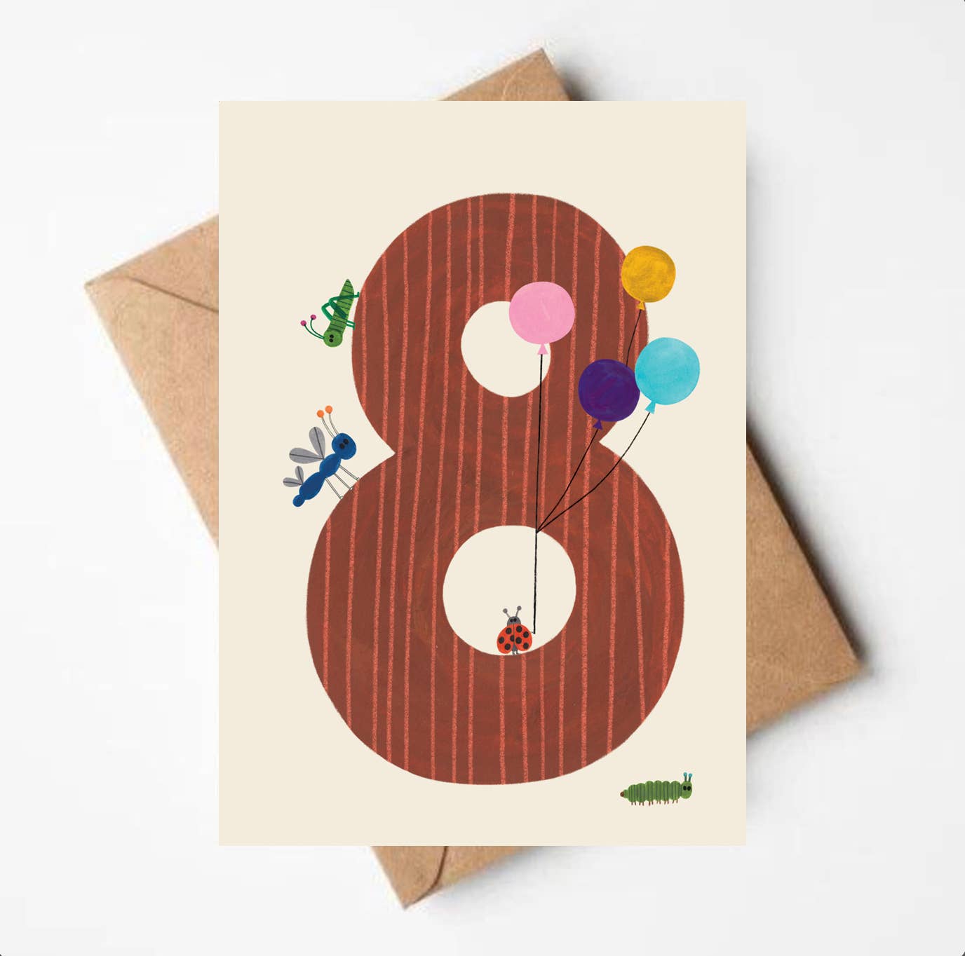 8 Cards Design 'Eight' Greetings Card – Winter's Moon Ltd.