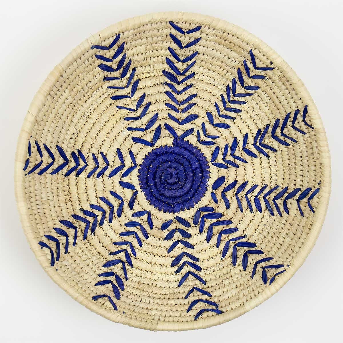 Handmade Natural Woven Bread Basket - Winter's Moon 