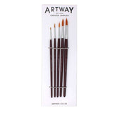 Artway Synthetic Fine Point Brush Set - Winter's Moon 