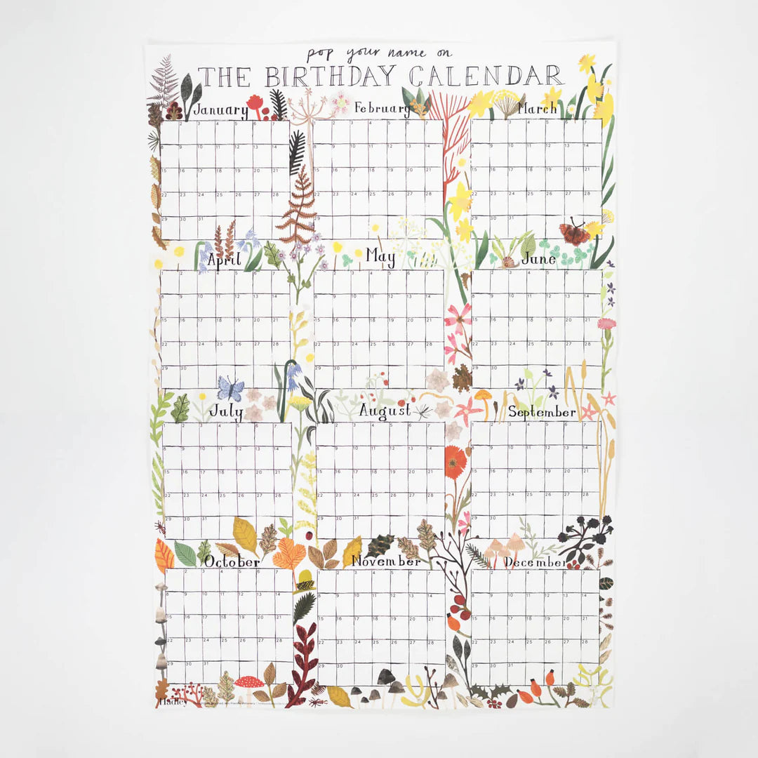 Birthday Calendar - Winter's Moon 