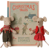 Maileg Christmas Twin Mice - Little Sister & Brother in a Book