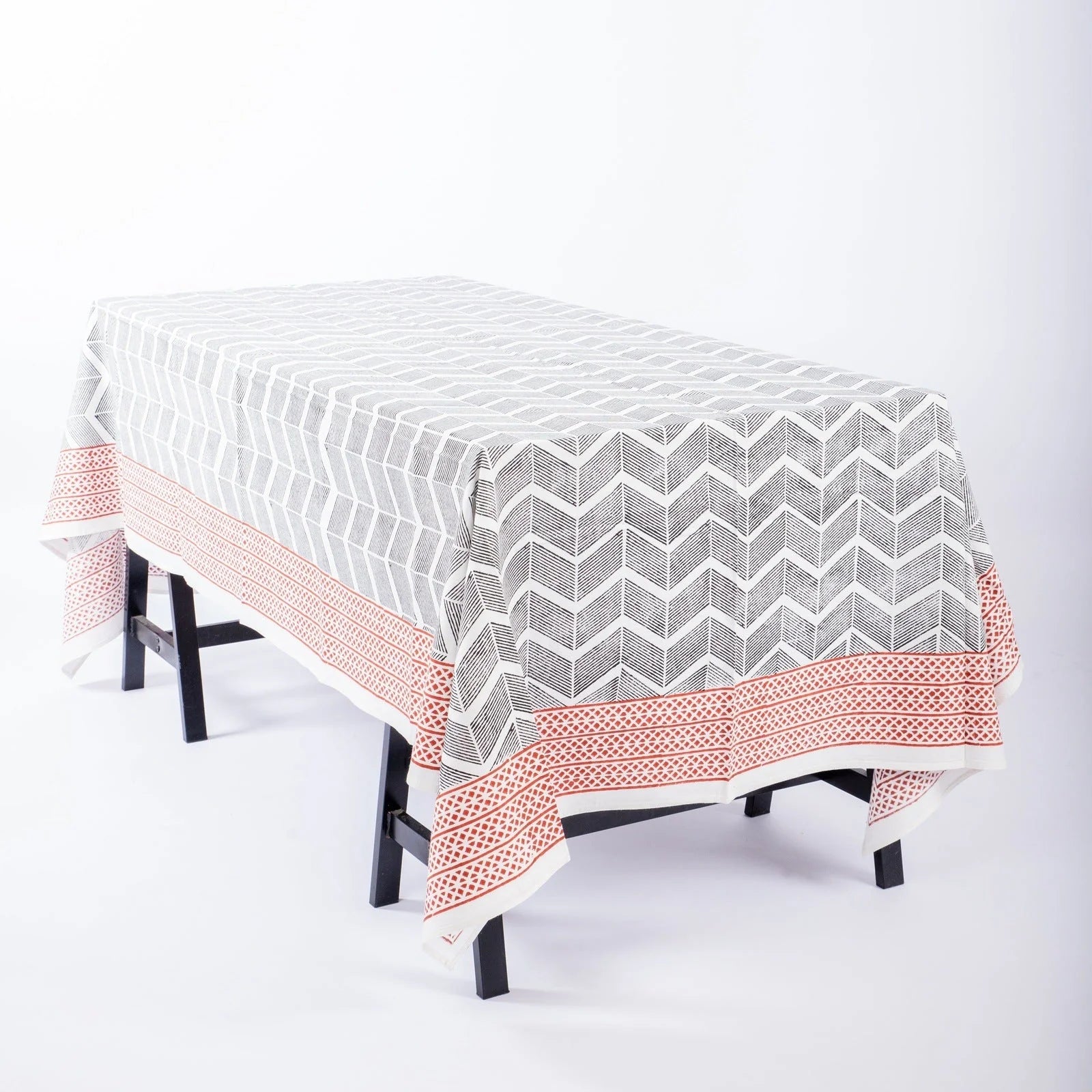 'Kores' Fairtrade Cotton Tablecloth - Winter's Moon 