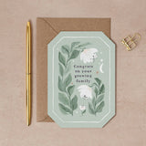 'Congrats on Your Growing Family' Greetings Card - Winter's Moon 
