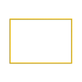 Yellow Wooden Picture Frame - A4 - Winter's Moon 