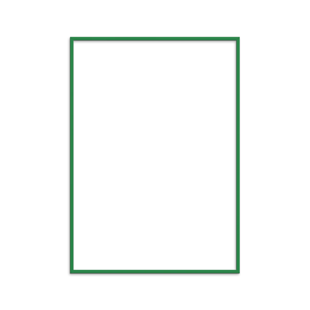Green Wooden Picture Frame - Winter's Moon 