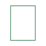 Green Wooden Picture Frame - Winter's Moon 
