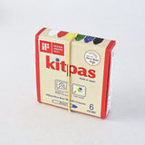 kitpas - pack of 6 rice bran wax crayons - winter's moon