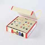kitpas - pack of 6 rice bran wax crayons - winter's moon