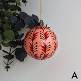 Papier Mâché Baubles - Berry