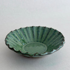 Large Ceramic Fluted Dish