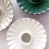 Ceramic Fluted Candle Holder