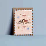 'I Love Our Little Life' Greetings Card