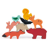 Happy Stacking Forest Wooden Toy - Winter's Moon 