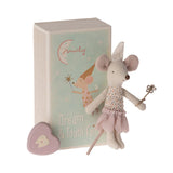 Maileg Tooth Fairy Mouse In Matchbox - Little Sister - Winter's Moon 