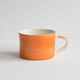 Colourful 'Wash' Mug - Tangerine