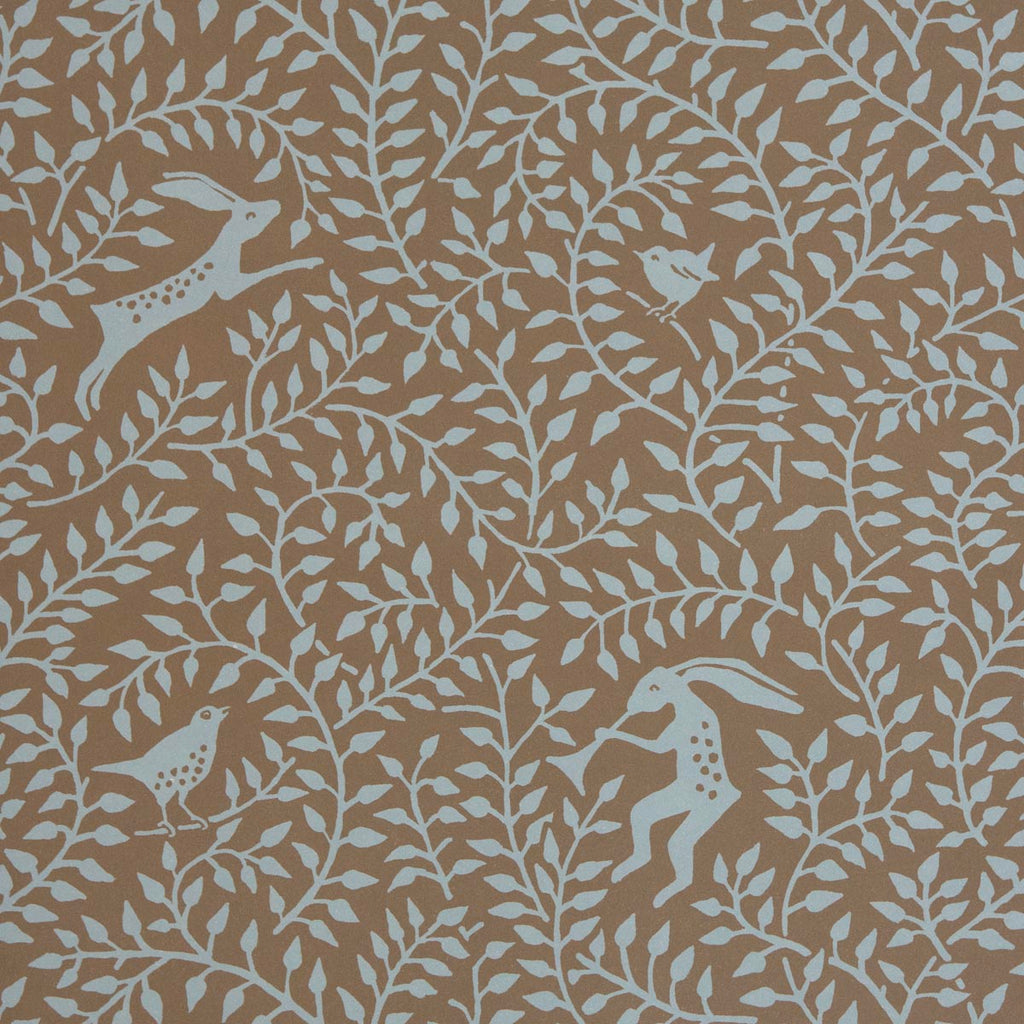 'Dancing Hare' Bronze Wrapping Paper