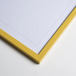 Yellow Wooden Picture Frame - A4 - Winter's Moon 