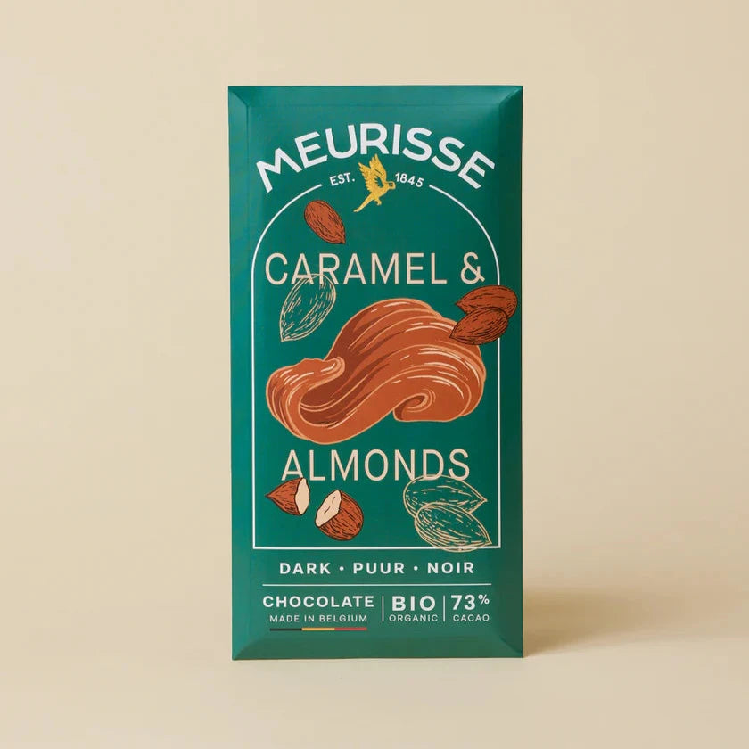 Meurisse Dark Chocolate - Caramel & Almonds - Winter's Moon 