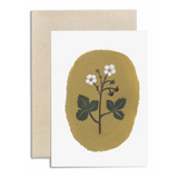 'Wild Strawberry' Greetings Card - Winter's Moon 