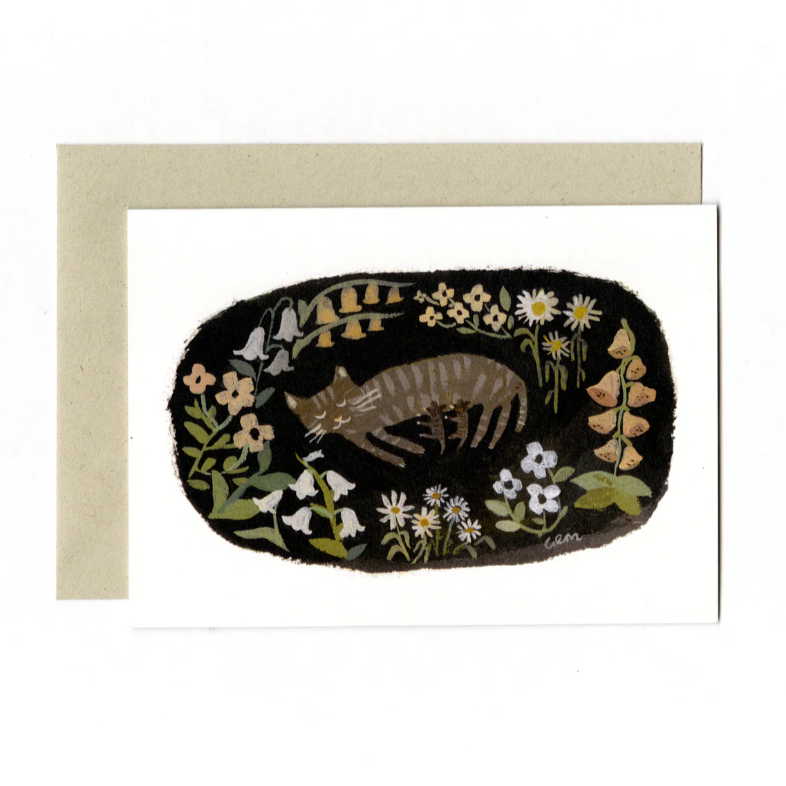 'Mamma Kitty' Greetings Card - Winter's Moon 