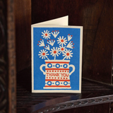 'Thank You' Mini Greetings Card - Winter's Moon 